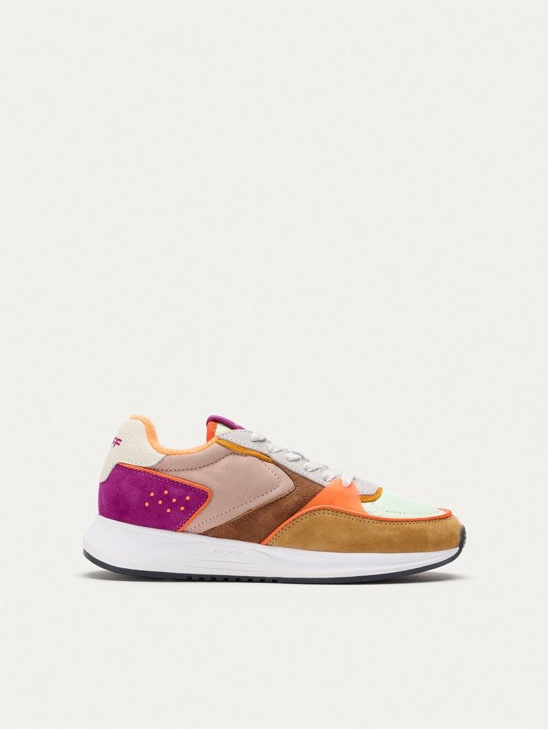 Hoff District Beale Sneakers Damen Weiß Braun Lila | YQT39AF
