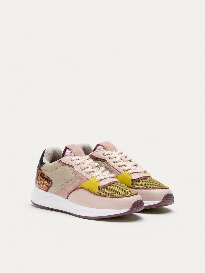 Hoff District Bourbon Sneakers Damen Rosa Gelb Grau | FLR586WC